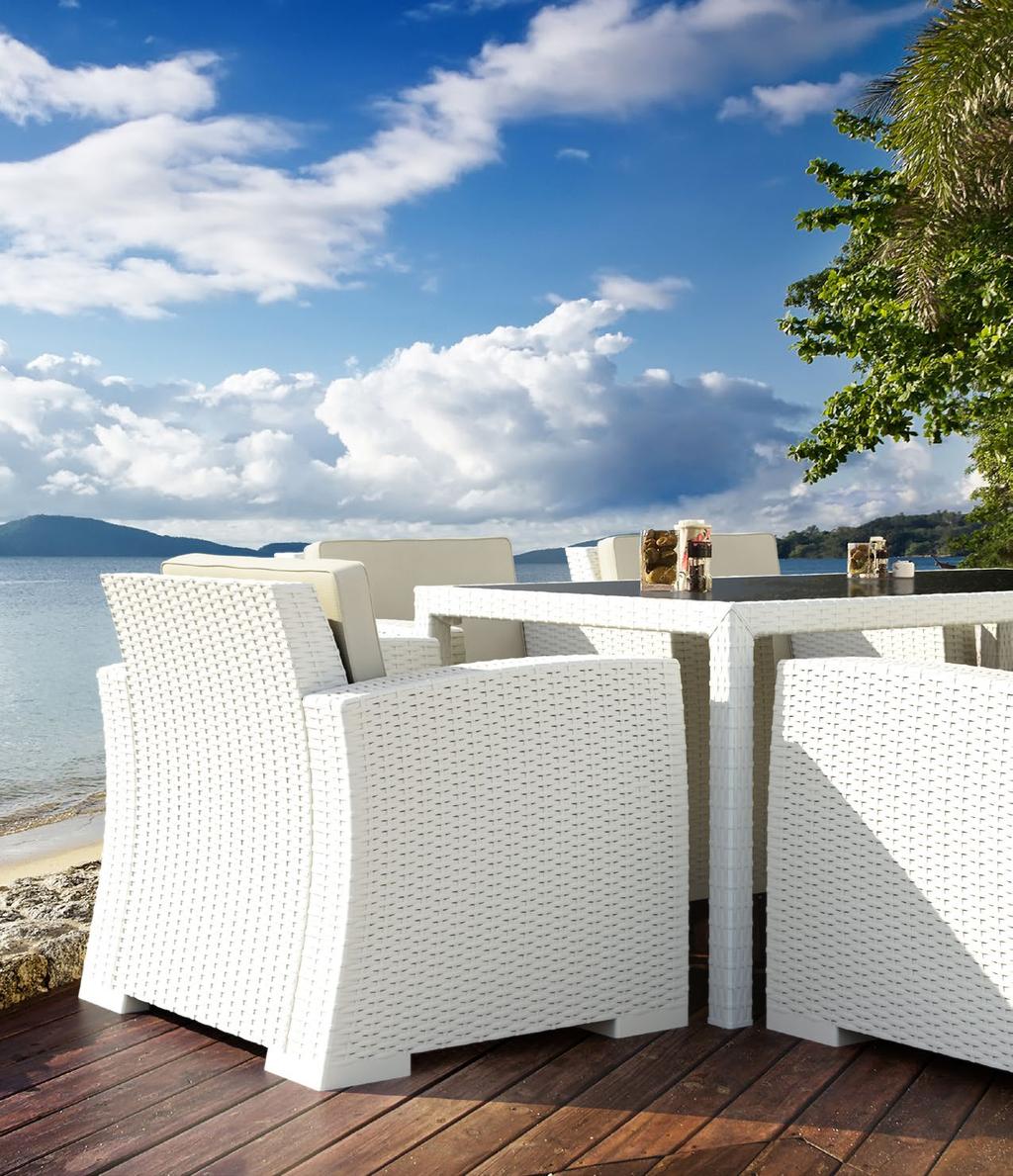 As an experienced manufacturer and exporter Siesta introduces the never-unraveling or fraying high quality wicker furniture. The natural looking and open weave design is available in various colours.