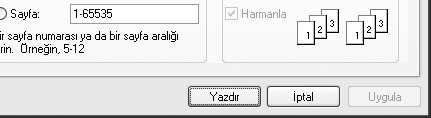 1 (1) (2) Yazıcı sürücüsü özellikleri penceresini açmak için kullanılan düğme (genellikle [Özellikler] veya [Yazdırma Tercihleri])yazılım uygulamasına bağlı