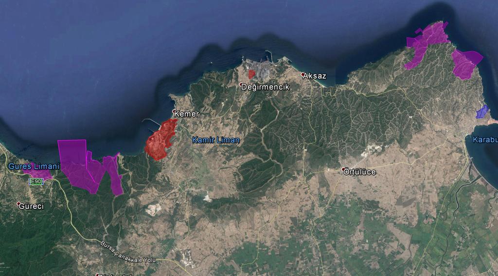 İÇDAŞ Değirmencik TES 405 MW *** Naren TES 2x600 MW * Biga TES 2x770 MW * Karaburun TES 2x800 MW * Ağan TES 2x790,1 MW* İÇDAŞ Bekirli TES 2x600 MW *** Namal TES 1000 MW * Kirazlıdere TES 600+660 MW *