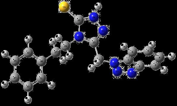 Deneysel veriler (ppm) Şekil 4.47. (9) No lu bileşiğin teorik 13 C-NMR spektrumu Tablo 4.31.