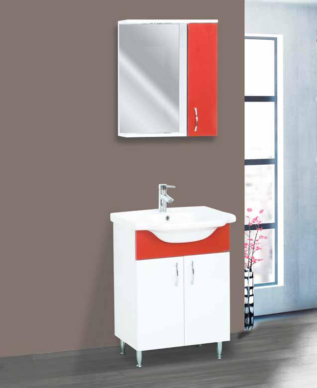 KARDELEN 65 Üst Modül / Top Module 60 68 14,5 Lavabo Modülü / Washbasin Module 65 80 48 Dolap / High Cabinet - - - Kapak / Cover: