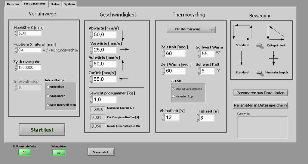 68 Resim 3.34. Çiğneme simülatörü parametreleri Yaklaşık 1.200.