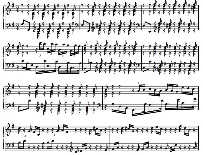 EK 18- Bach, Goldberg Varyasyonları, 29. Varyasyon. http://imslp.