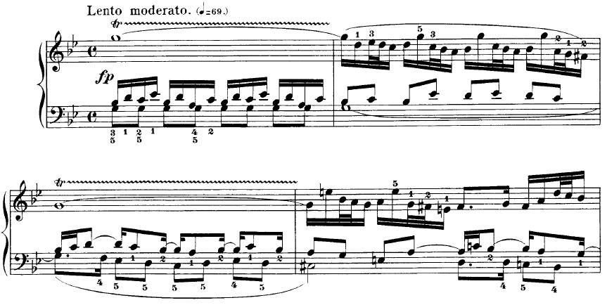 EK 25- Bach, İyi Düzenlenmiş Klavye, 1. Cilt, No. 16 Prelüt.