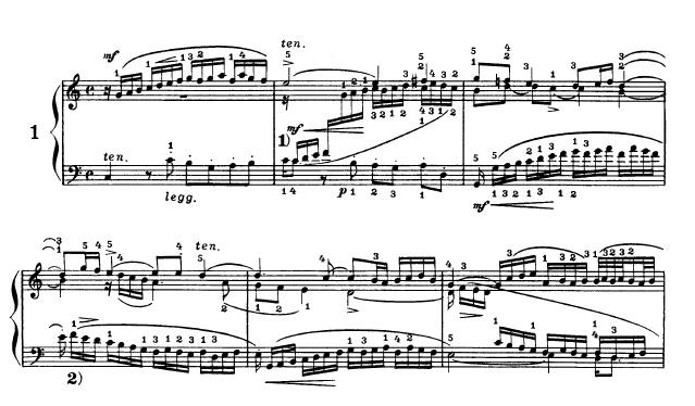 Örnek 4 Bach, BWV 787,Do Majör Üç Sesli 1. Envansiyon -http://imslp.org/wiki/15_sinfonias_bwv_787-801_%bach_johann_sebastian%29 5. BWV 788 Do Minör Üç Sesli (Sinfonia) 2.