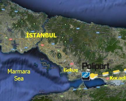 POLİPORT: KARLI BÜYÜMEYE AÇIK TEM karayolu 3 Demiryolu Genel Antrepo 2 3 1 Dökme Sıvı Deposu Marmara Denizi Kuru Yük ve Genel Kargo Yükleme Boşaltma Dökme Sıvı Yükleme Boşaltma 160.