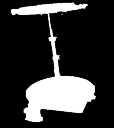 MTRS-1 EĞİLEBİLİR DÖNER TABLA Teknik Parametreler: Döner plaka çapı Döner plaka hızı Ø 700 mm 1 rpm Sallanma açısı 150 Test dönme açısı Numune Ayarlanabilir teleskopik tüpün ayarlanabilir yüksekliği