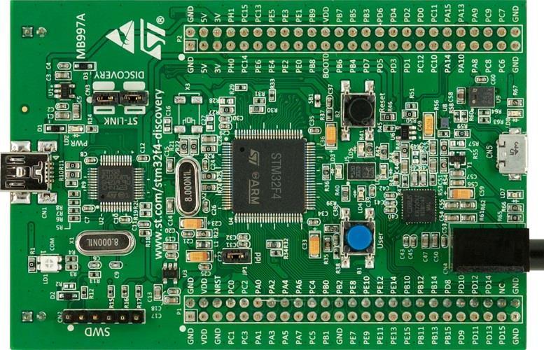 Üzerinde ARM Cortex M4 tabanlı 168 MHz lik bir mikrodenetleyici bulunuyor. Cortex M4 işlemci değil bir mimaridir.