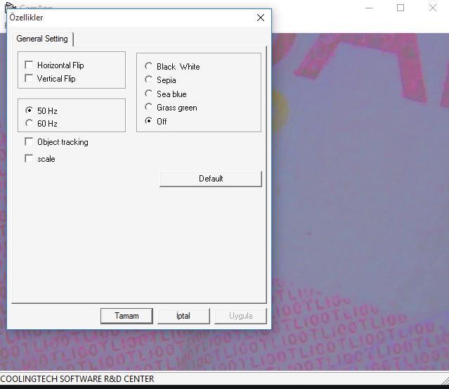 9. Görüntü kayıtları için dosyalarınızı üst bar da bulunan File devamında uygun olan seçeneği klayınız. 8.