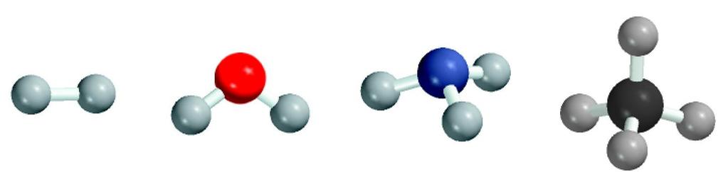 Molekül, en az iki atomun belli bir düzende, kimyasal kuvvetlerle (kimyasal bağlarla) bir