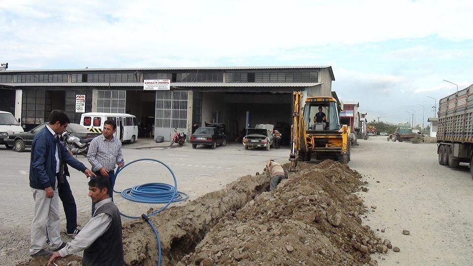 hattı döşenmiş olup, sanayi