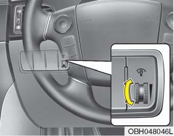 OBH048046L D150100AUN Gösterge paneli ayd nlatmas Gösterge paneli ayd nlatma yo unlu unu ayarlamak için, arac n farlar veya park