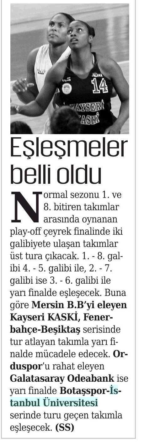 ESLESMELER BELLI OLDU Yayın Adı : Kayseri Anadolu Haber Sayfa : 17