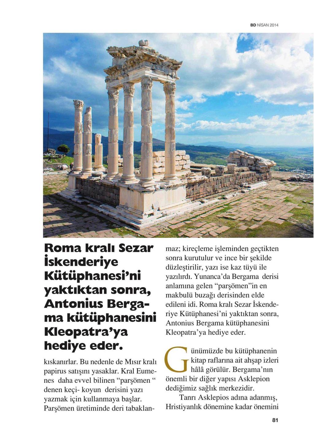 PERGAMON Yayın Adı : Bütün Dünya 2000 Sayfa : 81