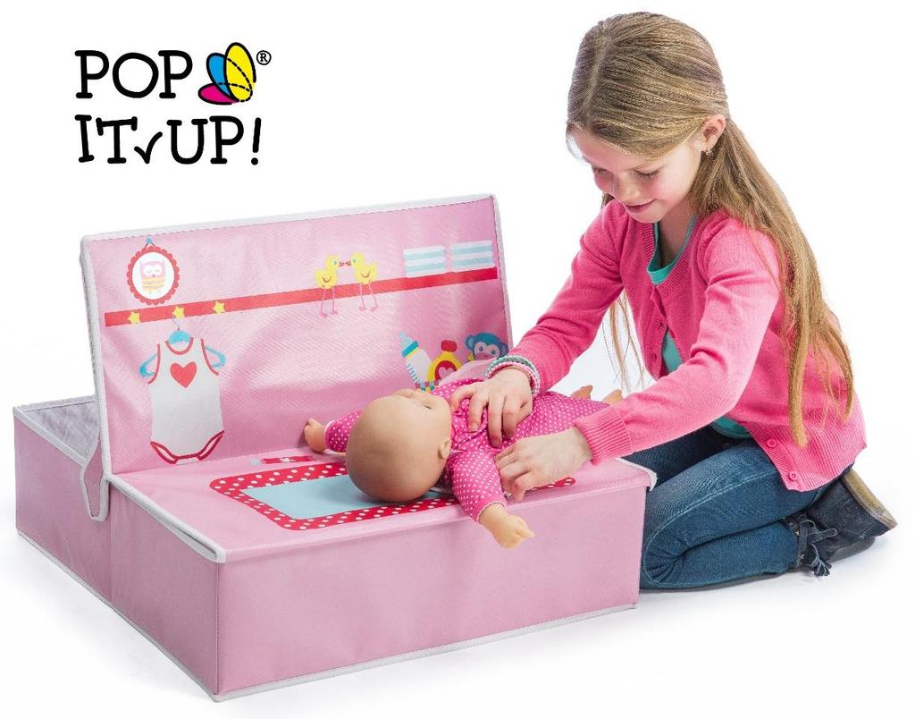 Pop It Up Bebek Oyun Seti Oyuncak Saklama Kutusu Hem bir eğlenceli bir oyuncak, Hem oyuncakları saklamak için bir oyuncak kutusu, Hem de çocuk odasında şık bir dekorasyon ürünü.