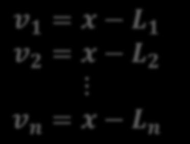 Fonksiyonel Model Stokastik Model v i = x