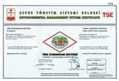 , 1995 y l nda TS EN ISO 9001 Kalite Yönetim Sistem Belgesi ni alarak bafllad kalite yolculu unda, 2005 y l nda ald OHSAS 18001 fl Sa l ve Güvenli i ve TS EN 14001 Çevre Yönetim