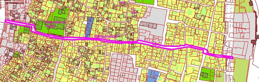 Çatışmalar sonrası genişletilen Yıkıkkaya Sokak ile Mardinkapı İ.Ö.