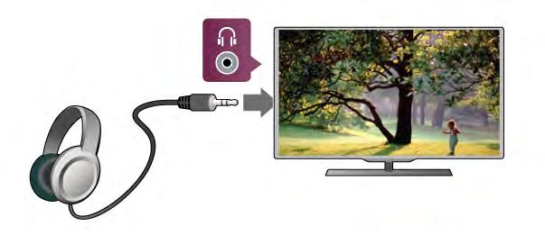 DVI - HDMI ile Bunun yerine, PC'yi HDMI'ye ba!lamak için bir DVI - HDMI adaptörü ve sesi TV'nin arkasındaki AUDIO IN L/R ba!lantısına ba!lamak için bir ses Sol/Sa! kablosu ekleyin.