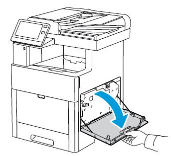 Bakım Kağıt sıkışmalarını giderdikten veya toner kartuşunu değiştirdikten sonra, yazıcı kapaklarını kapatmadan önce yazıcının içini inceleyin.
