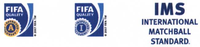 Toptaki Logolar Kural 2 şartlarına ilave olarak FIFA veya konfederasyonlar gözetiminde düzenlenen resmi bir turnuvada oynanan maçlarda topun kullanıma kabulü topun şartlardan birini taşımasına