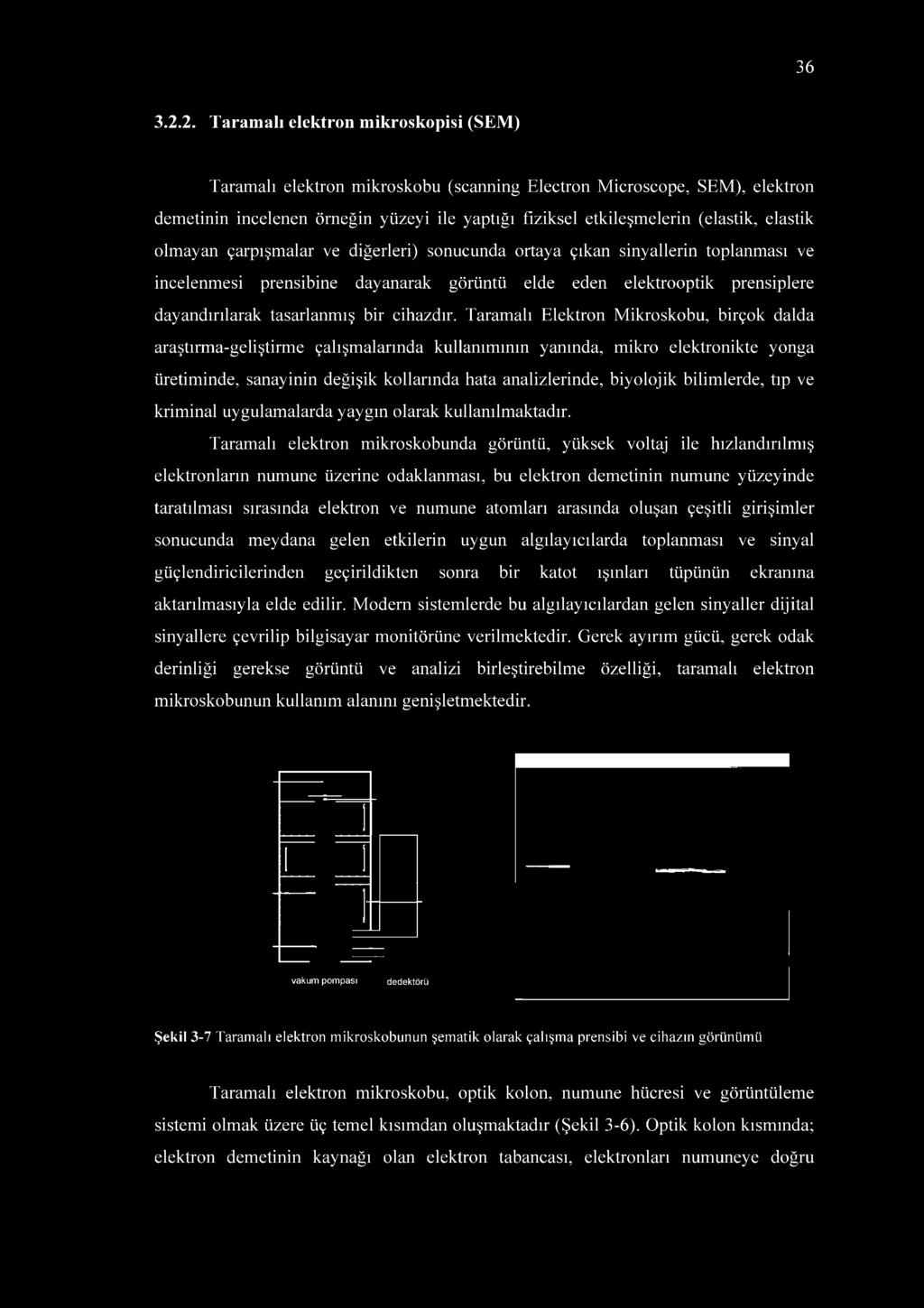 elastik olmayan çarpışmalar ve diğerleri) sonucunda ortaya çıkan sinyallerin toplanması ve incelenmesi prensibine dayanarak görüntü elde eden elektrooptik prensiplere dayandırılarak tasarlanmış bir