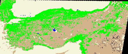 tarihli NDVI görüntüsü Şekil 4.43.