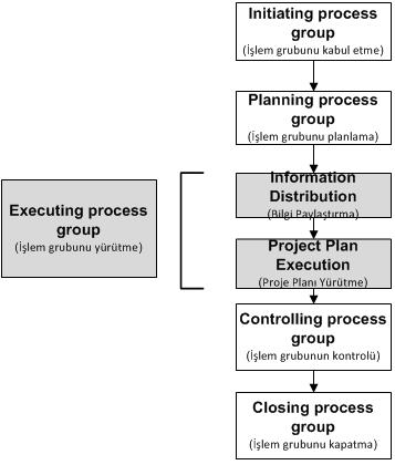 İşlem/Süreç Grubunun Yürütülmesi (Executing Process Group) İşlem (process) grubunun yürütülmesinin içerdiği