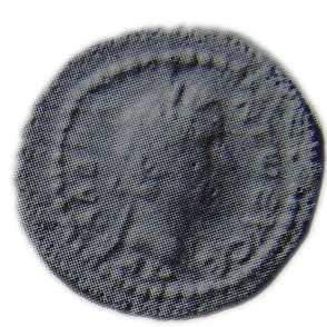 Antoninus Pius un defne taçlı büstü, sağa : ΓAΛ.
