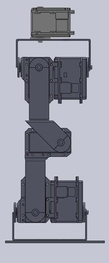 Ara parçalar ise standart olmayan butik parçalar olduğundan Solidworks 3D