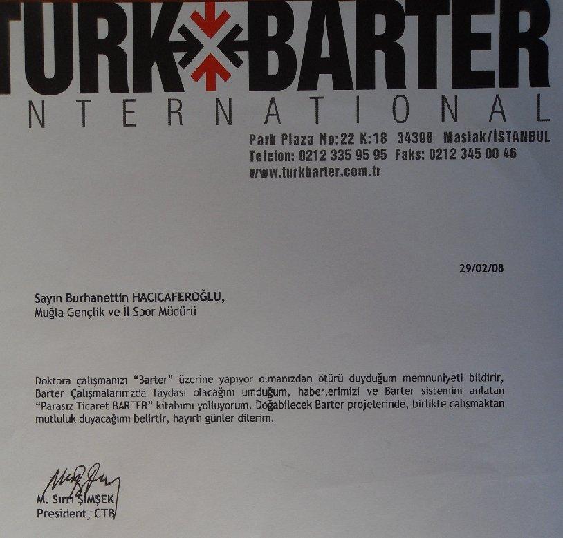 EK 8. Türk Barter