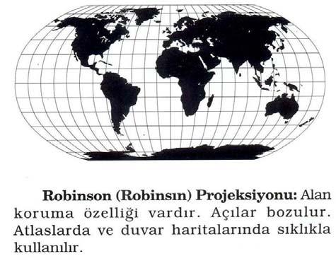 Gerçeğe yakın haritalar ancak model küreler üzerinde gösterilir.