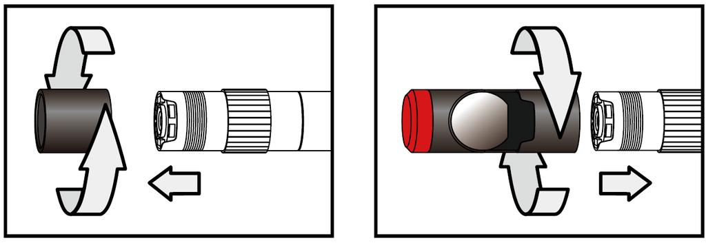 Manual 8.3 Sistem Açıklaması 1. Joystick 2. Döndürme tuşu 3. Işık tuşu 4. Aydınlatma Tuşu 8.