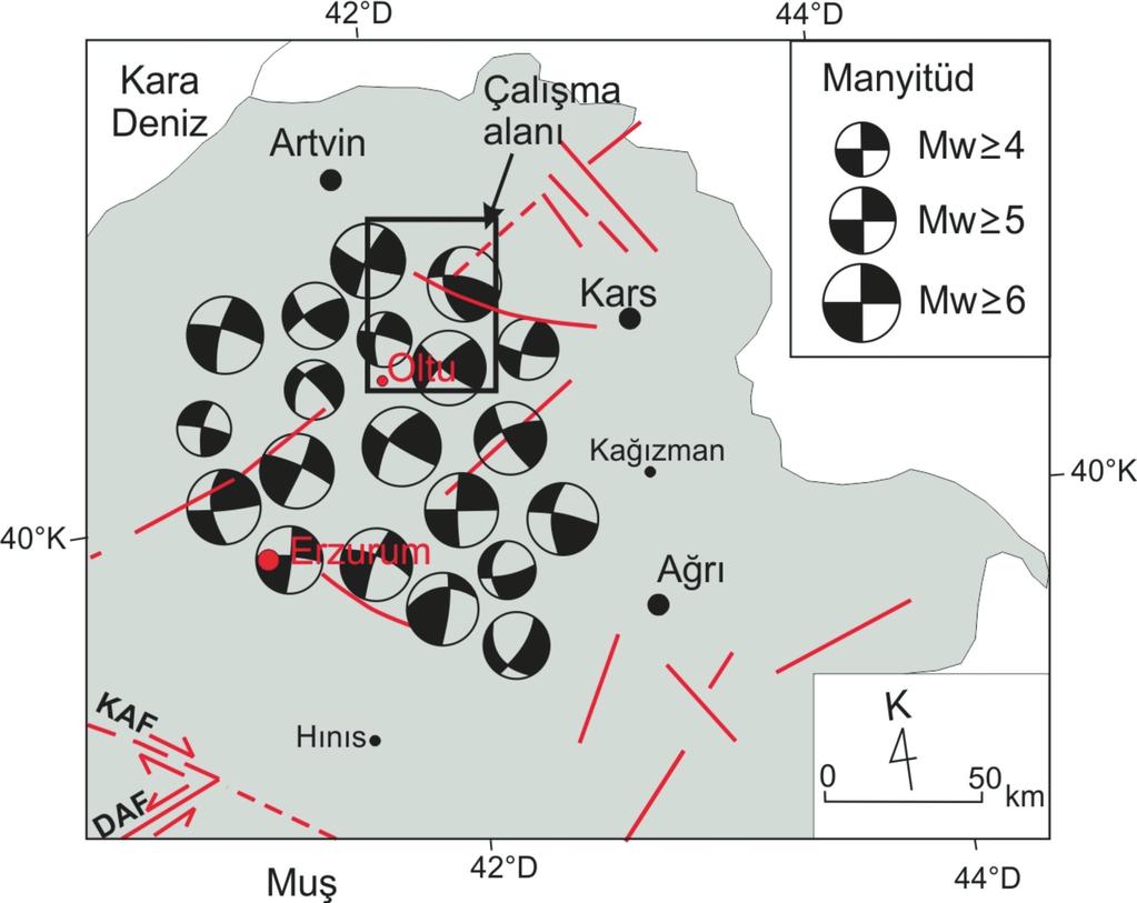 Oltu-Balkaya havzasının (KD Türkiye) tektonik konumu ve Geç Kretase sonrası jeolojik evrimi Geç Pliyosen-Kuvaterner Dönemi Yatay konumlu karasal Geç Pliyosen-Kuvaterner çökelleri, Geç Miyosen