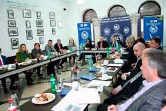 Şedinţa s-a desfăşurat la sediul Uniunii Elene din România şi i-a reunit pe toţi reprezentanţii comunităţilor etnice care fac parte din Consiliul Minorităţilor Naţionale.