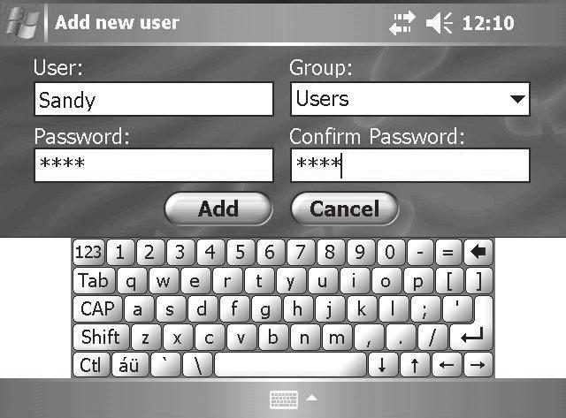 Kullanıcı Ekleme ve Kaldırma Yeni kullanıcı eklemek için: 1. User Administration (Kullanıcı Yönetimi) penceresinde Users (Kullanıcılar) düğmesine ve ardından New User (Yeni Kullanıcı) düğmesine basın.