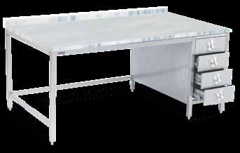 Tezgah, Raf, Davlumbaz Bench, Shelf, Hood Mermer Tablalı Tezgah - 4 Çekmeceli- Taban Rafsız Marble Top Table - With 4 Drawers - Without Bottom Shelf Tezgah, Raf, Davlumbaz Bench, Shelf, Hood 156 Kod