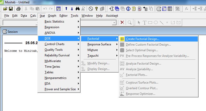 İSTATİSTİK II MINITAB 8.5.