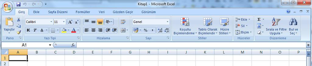 TABLOLAMA DERS NOTLARI (EXCEL) A. GİRİŞ Excel, bir Hesap Tablosu programıdır.