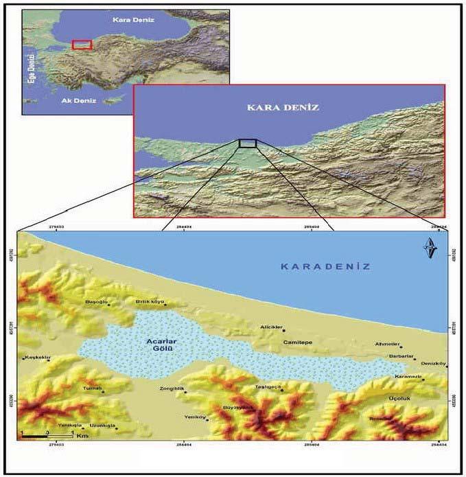 1250 m olan bir sulak alandır. Gölün alanı yaklaşık 23,200 km 2 dir.