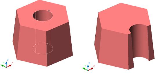 : _solidedit Solids editing automatic checking: SOLIDCHECK=1 Enter a solids editing option [Face/Edge/Body/Undo/eXit] <exit>: _face Enter a face editing option