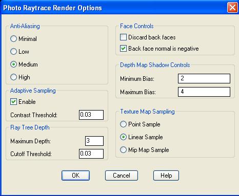 Anti-Aliasing Resolution: Render sırasında kenarlar arasında olusacak renk geçişlerinin düzeyini ayarlar.