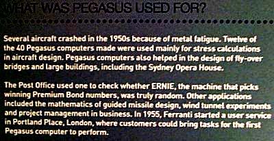 1950 y l nda maden yorgunluğundan bir çok uçağ n düşmesi sonucu, bu bilgisayarlardan 40 tanesi çok fazla matematiksel işlem gerektiren stres hesaplamar nda kullan ld, aralar ndan Sidney Opera binas n