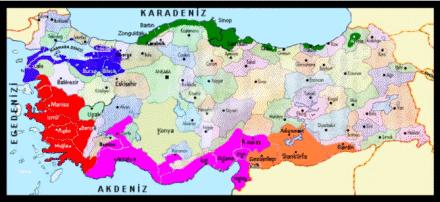 2 ekil 1.1.Türkiye zeytin üretim bölgeleri Ege Bölgesi nde ya l k, Marmara Bölgesi nde ise sofral k üretim hakim durumdad r.