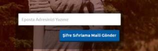 13 4. Şifremi Unuttum Sistemde kayıtlı olan şifrenizi unuttuğunuz da Şifremi Unuttum butonuna tıklayınız. Şifremi unuttum butonu ile aşağıda ki sayfaya ulaşabilirsiniz.