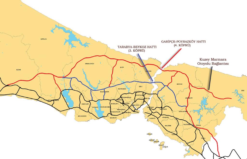 ulaşım politikaları ve yeni köprü projeleriyle şekillenmeye devam eden bir İstanbul ile karşı karşıyayız.