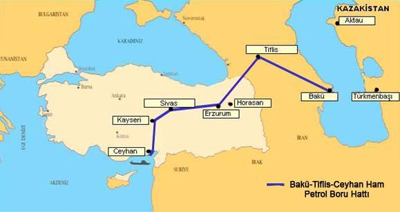 56 arasında 140-200 milyon dolar, 17-40 yılları arasında yaklaşık olarak 200-300 milyon dolar gelir elde edecektir. 114 Bu hat sayesinde Türkiye nin stratejik değeri daha da artmaktadır.