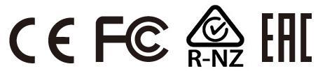 EU Declaration of Conformity English: This equipment is in compliance with the essential requirements and other relevant provisions of Directive 1995/95/EC, 2011/65/EC.