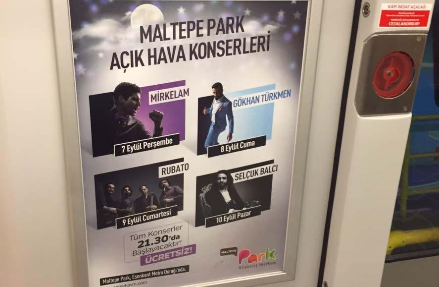 Maltepe park avm METRO vagon