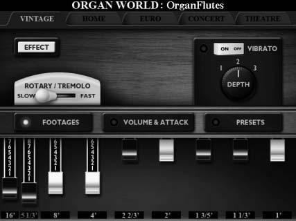 Çeşitli Org Seslerini Çalma (Org Dünyası) Dünyanın her yanında çalan çeşitli orgların özel seslerini doğru ve özgün